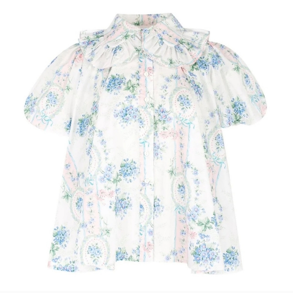 Selkie The Cream Puff Blouse in La Belle Etoile - Picture 3 of 16
